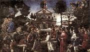 BOTTICELLI, Sandro The Temptation of Christ china oil painting artist